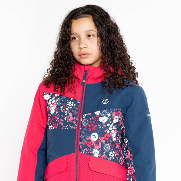 Dare2b Kids Glee II Ski Jacket-VIRTUAL PINK - Borderland Muff