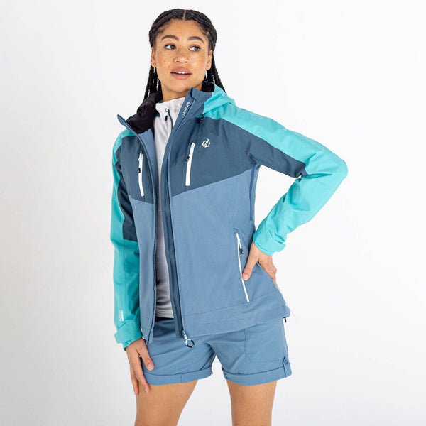 Dare2b Ladies Diverse II Waterproof jacket-MEADOW GREEN - Borderland Muff