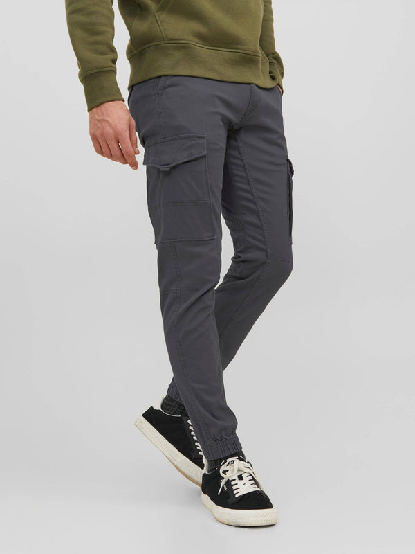 Jack & Jones JJFLAKE Cargo Pant ASPHALT - Borderland Muff