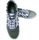 VANS Mens Ward Multi Checker Green White-GREEN - Borderland Muff