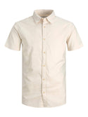 Jack & Jones JJSLUB SS Shirt-CLOUD DANCER - Borderland Muff