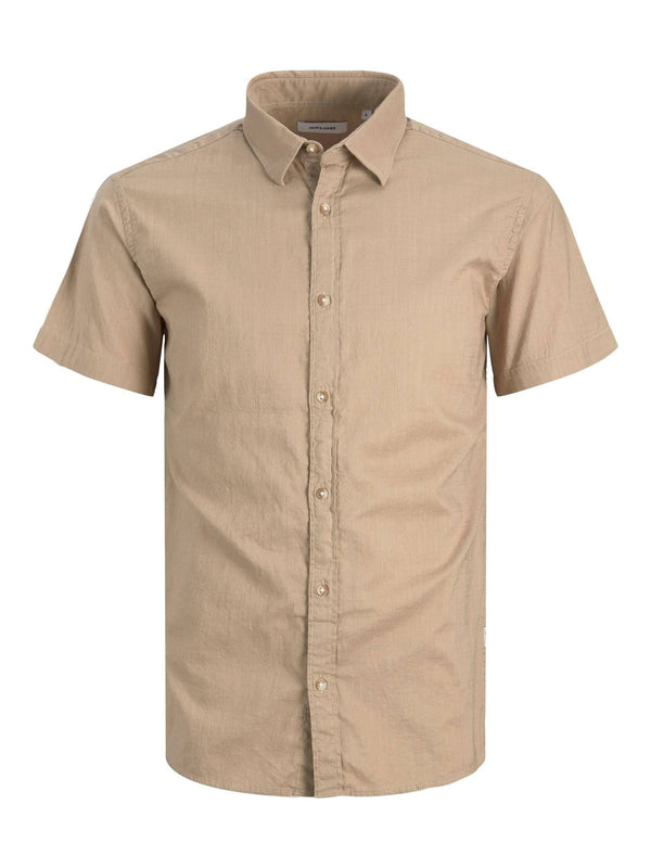 Jack & Jones JJSLUB SS Shirt-CROCKERY - Borderland Muff