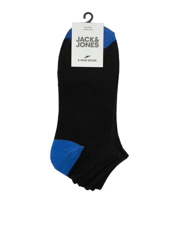 Jack & Jones JACCOLORFUL Sock 5Pk-BLACK - Borderland Muff