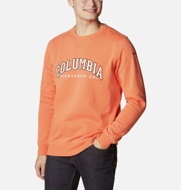 M Columbia Logo Fleece Crew-ORANGE - Borderland Muff