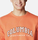 M Columbia Logo Fleece Crew-ORANGE - Borderland Muff