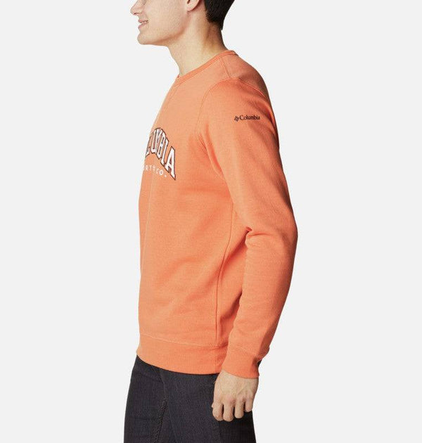 M Columbia Logo Fleece Crew-ORANGE - Borderland Muff