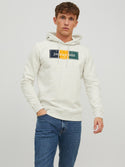 Jack & Jones Cody Hoody-WHITE - Borderland Muff