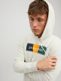 Jack & Jones Cody Hoody-WHITE - Borderland Muff