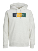 Jack & Jones Cody Hoody-WHITE - Borderland Muff