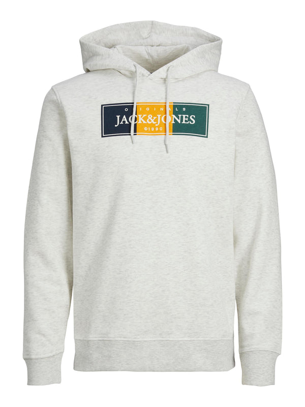 Jack & Jones Cody Hoody-WHITE - Borderland Muff