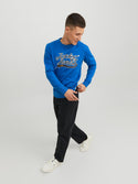 Jack & Jones Becks Crew-NAUTICAL BLU - Borderland Muff