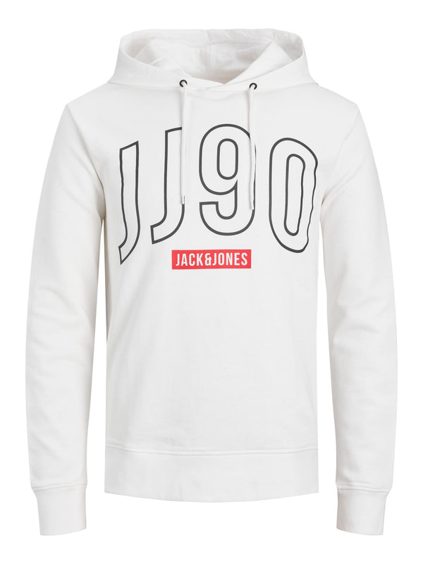 Jack & Jones Collin Hoody-WHITE - Borderland Muff