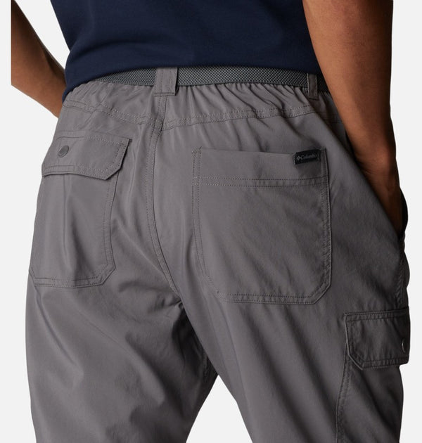 Columbia Mens Silver Ridge Utility Pant-GREY SHORT - Borderland Muff