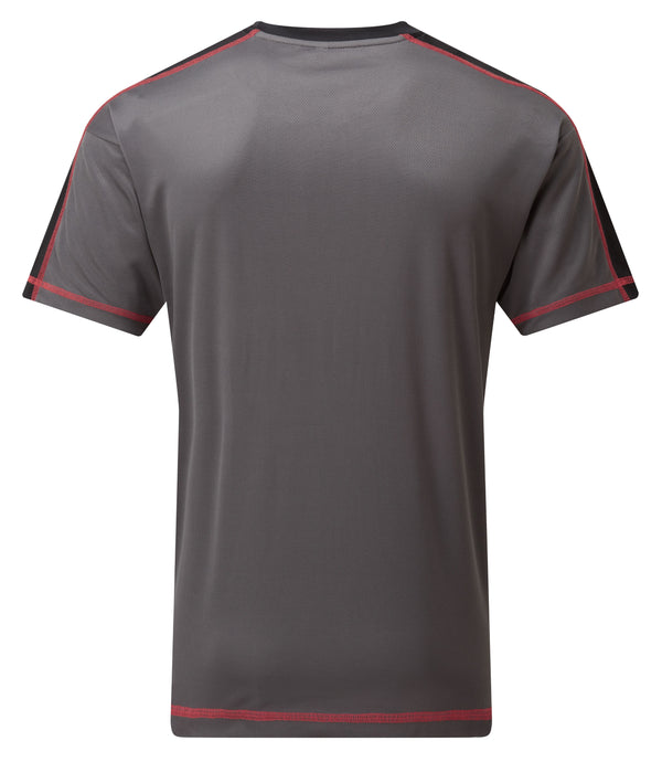 Tuff Stuff Mens 151 Elite Wicking Work Tee-GREY - Borderland Muff
