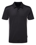 Tuff Stuff Mens Elite 131 Wicking Work Polo Shirt-BLACK - Borderland Muff