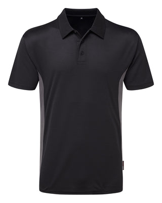 Tuff Stuff Mens Elite 131 Wicking Work Polo Shirt-BLACK - Borderland Muff