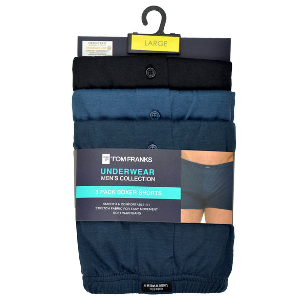 Tom Franks 197 Jersey Boxer-NAVY - Borderland Muff