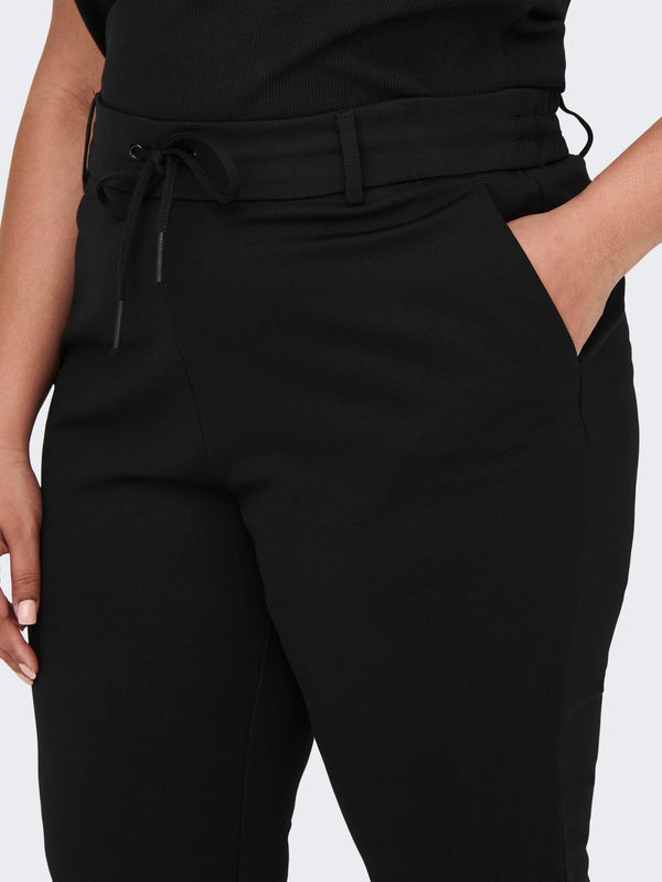 Only Carmakoma Cargoldtrash Trousers-BLACK - Borderland Muff