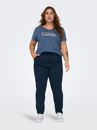 Only Carmakoma Cargoldtrash Trousers-NIGHT SKY - Borderland Muff