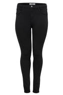 Only Carmakoma Carstorm Push Up High Waist Curvy Jeans-BLACK - Borderland Muff