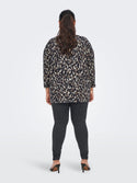 Only Carmakoma Caralba 3/4 Curvy Top-TAUPE - Borderland Muff