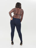 Only Carmakoma Carthunder Curvy Skinny Fit Jeans-DARK BLUE - Borderland Muff