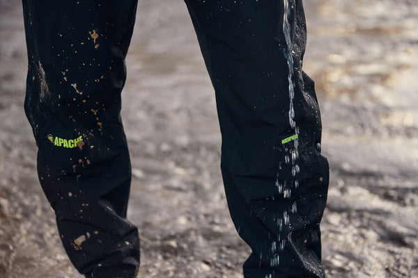 Apache Mens Quebec Waterproof Work Trousers - BLACK - Borderland Muff