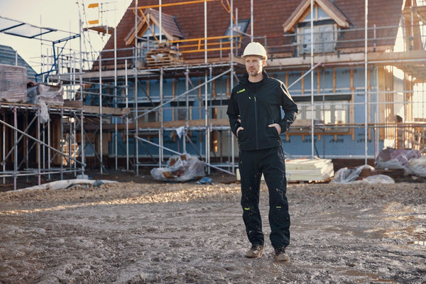 Apache Mens Quebec Waterproof Work Trousers - BLACK - Borderland Muff