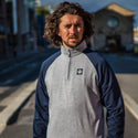 Mineral Gazi Quarter Zip Fleece-GREY - Borderland Muff