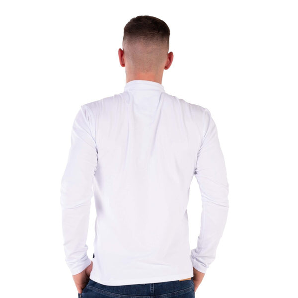 Mineral Dori Long Sleeve Grandad Tee-WHITE - Borderland Muff