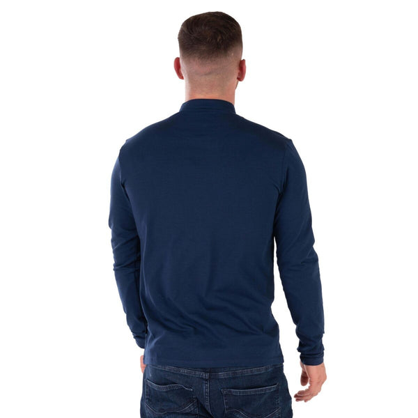 Mineral Dori Long Sleeve Grandad Tee-NAVY - Borderland Muff
