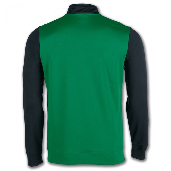 JOMA Mens Winner II 2 Tone Half Zip Sweatshirt-GREEN - Borderland Muff