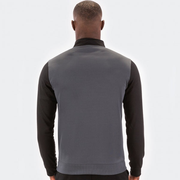 JOMA Mens Winner II 2 Tone Half Zip Sweatshirt-ANTHRACITE - Borderland Muff