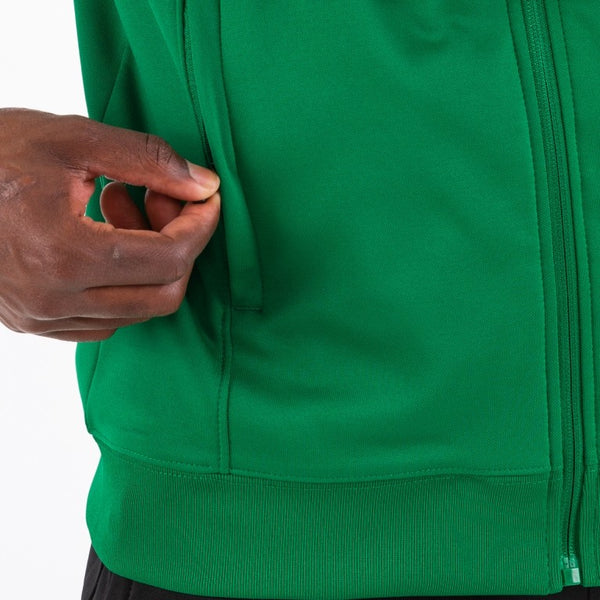 JOMA Mens Winner II 2 Tone Fill Zip Jacket-GREEN - Borderland Muff