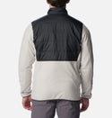 Columbia Mens Basin Butte Full Zip Microfleece With Omni-Heat Reflective Technology -STONE - Borderland Muff