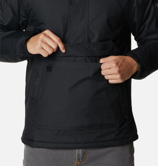 Columbia Mens Insulated Challenger Pullover -BLACK - Borderland Muff