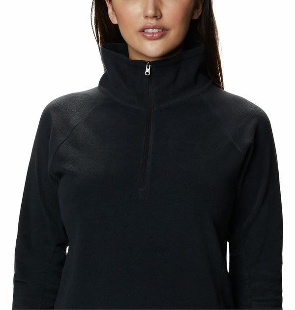 Columbia Ladies Glacial IV Half Zip Fleece-BLACK - Borderland Muff