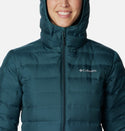 Columbia Ladies Lake 22 Long Hooded Down Jacket -NIGHT - Borderland Muff