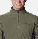 Columbia Mens Klamath Half Zip Fleece-STONE GREEN - Borderland Muff