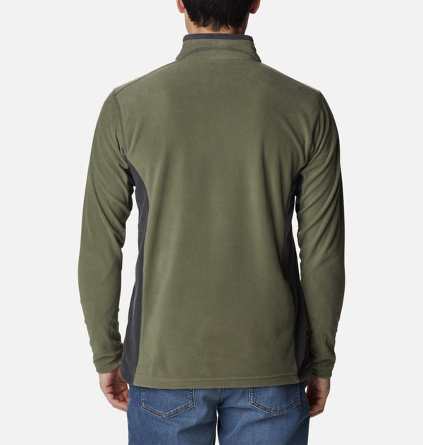 Columbia Mens Klamath Half Zip Fleece-STONE GREEN - Borderland Muff