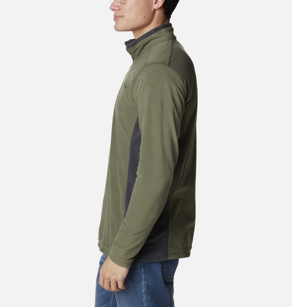 Columbia Mens Klamath Half Zip Fleece-STONE GREEN - Borderland Muff