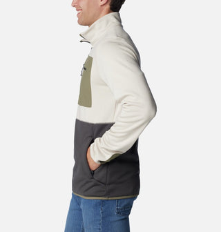 Columbia Mens Hike Half Zip -STONE - Borderland Muff
