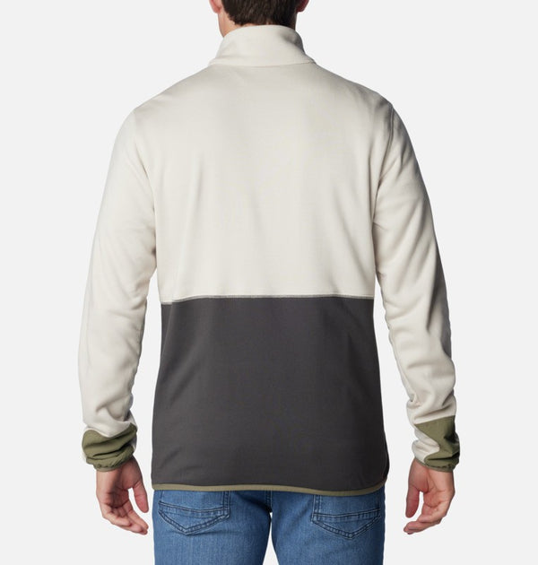Columbia Mens Hike Half Zip -STONE - Borderland Muff
