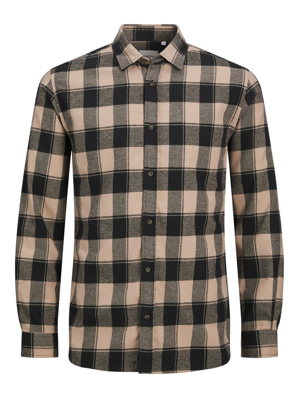 Jack & Jones Buffalo Check Shirt-CROCKERY - Borderland Muff
