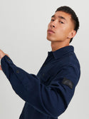 Jack & Jones Ben Classic Long Sleede Overshirt -NAVY BLAZER - Borderland Muff