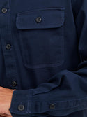 Jack & Jones Ben Classic Long Sleede Overshirt -NAVY BLAZER - Borderland Muff