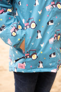 Lighthouse Girls Freya Padded Waterproof Jacket-TEAL - Borderland Muff