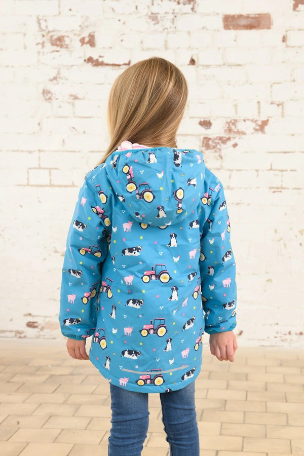 Lighthouse Girls Freya Padded Waterproof Jacket-TEAL - Borderland Muff