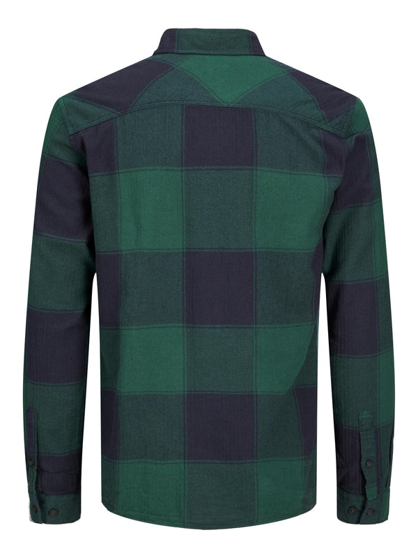 Jack & Jones Owen Long Sleeve Check Comfort Shirt-TREKKING - Borderland Muff