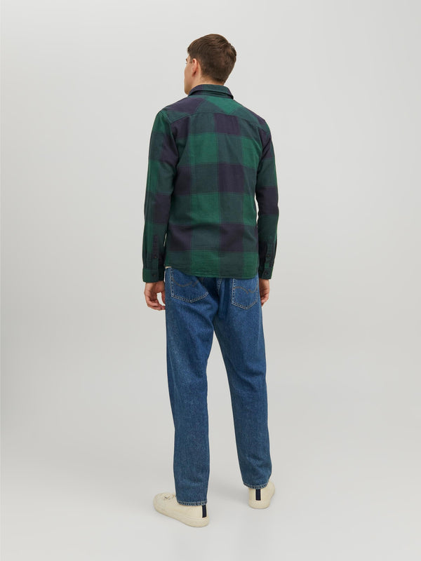 Jack & Jones Owen Long Sleeve Check Comfort Shirt-TREKKING - Borderland Muff